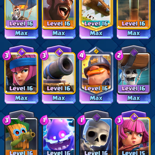 RARE ACCOUNT || 64 MAX CARDS(12 LVL 16-16 LVL 15-36 LVL 14) || 131 EMOTES || 16 EVOLUTION 27 SHARDS  - Image 4