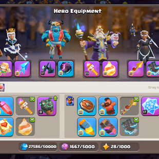 🔥TH 18 ALMOST MAX🔥XP 222- 7 EPIC EQUIPMENT MAX GG 26-HERO MAX-DEFENSE MAX-COSMIC SCENERY-NC YES-CAN GIVE BUYER MAIL - Image 6