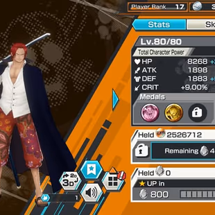 [4109][IOS+ANDROID] 6 EX - CAN MAX 6 - Nusjuro + Kizaru + Whitebeard + Roger + Shanks + Oden , 3084 fragments  - Image 8