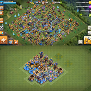 TH18 HIGH DEFENCE || 1 HERO MAX || HEROS-71-84-72-66-55 || LEVEL 215 || GOOD EQUIPMENTS || GOOD PROFILE || CHEAP - Image 2