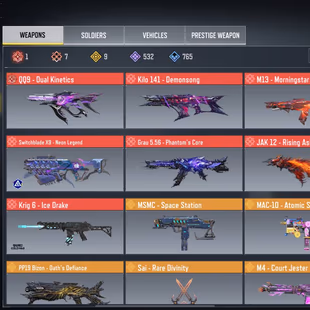CODM BEST DEAL ALL demands GUNS-7X MYTHICAL WEAPONS 9X LEGENDARY-1X MYTHICAL SOLDIER 1X LEGENDARY-2X LEGENDARY VAHICALS - Image 4