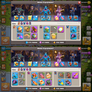 🔥MAXED WALLS FOR TH-16🔥PREMIUM TH-17! XP-156! FIEEBALL-20! M.MIRROR-20! HEROES:-36-35-41-46-4! 9X PETS! FAST DELIVERY - Image 5