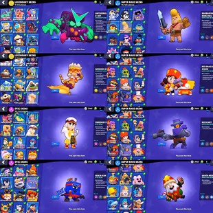 97k TROPHIES 🌟 SUPER LUXURY 🌟100 MAX POWER BRAWLER | 100 BRAWLER UNLOCK | 89 HYPERCHARGE | 413 SKIN | INSTANT DELIVERY - Image 7