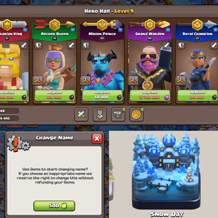 🔥SNOW DAY SCENERY🔥TH 15 MAX! GG-FB [23]! 4X EPIC EQUIPMENT! DEFENSE MAX! NC AVAILBLE! 5 BUILDER! - Image 5