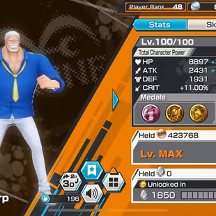 [3756][IOS+ANDROID] 8 EX - Garp + Akainu + Zoro + Kuzan + Shanks + G5 Luffy + Big Mom + Blue Luffy , Support 160, 27Hb - Image 5