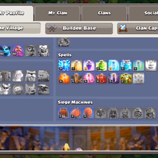  High Xp-214 Th12 full max account || 1600 gems | 4x epic equipment | Clash-A-rama scenery available  || rename 1k  - Image 6