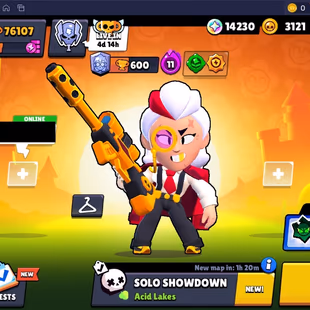 350 SKINS | 76.100 TROPHIES | 100 BRAWLERS | 79 HYPERCHARGE | 84 MAX | 38 PRESTIGE | 13 BUFFIES - Image 1