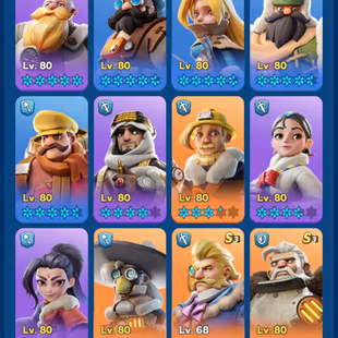 State 3159 - VIP 6 - 91.5M - GOOD PET -  1 Marching - 6 Avatar Frame -  T10 Troop - Furnace 2  - ( Max 1 Hero: Mo - Image 2