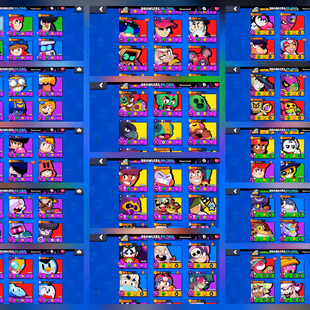 12x PRESTIGE | 16x TITLES | Trophy 57.3K | Star Shelly [2018 ID] 72x Max Brawler | 335x Skin | Level 170 | 38x Max Win  - Image 4