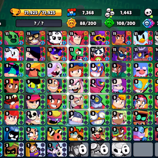 🌟ORCHI EDGAR🌟350 SKINS | 71.900 TROPHY | 97 BRAWLERS | 22 HYPERCHARGED | 23 MAXED BRAWLERS | 8 PRESTIGE - Image 3