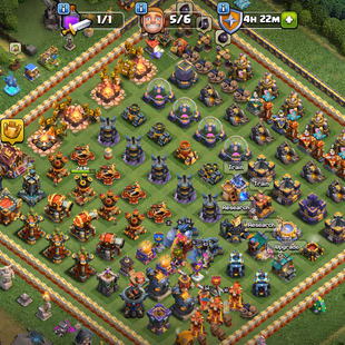 Xp-199 || Th17 || High Epic Equipment || Heroes 84-72-42-43-22 || 6 Builders || Nc Available || Cheapest - Image 1