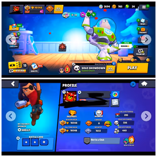 10K TROFIES BS ACCOUNT | BRAWLERS 40 | 3 Hyper | SKINS 26 | MANY PINS Available | NC FREE - Image 1