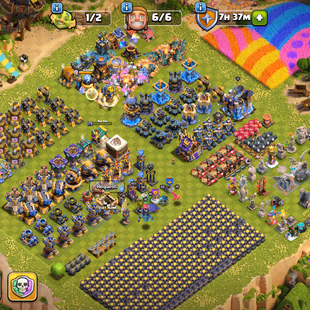 RR💥TH 18 HIGH DEFENCE💥HERO 101/103/78/80/55/11 | 6 EPIC EQUIPMENT MAX 56 HERO SKIN NC-500 BUILDER BASE FULL MAX XP-236 - Image 2