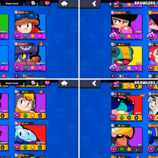 30K Trophies LVL97 | 80/101 Brawlers | 21 Max Brawlers - 10 Hypercharges | 175 Skins | 393 Pins | 266 Icons | 118 Sprays - Image 4
