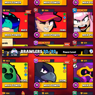 B57 & 22 Max Brawler | 21k Trophy | 70 Skin | Full Access | - Image 4