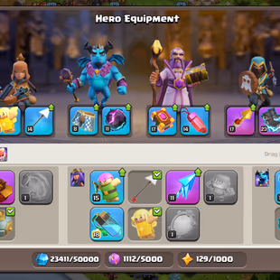 🔥Xp-237🔥 || Th18 || Good Epic Equipment || Heroes 100-100-81-75-50 || 6 Builders || Nc Available || Cheapest Account - Image 5