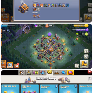 A599-||🔥TH17 ALMOST FULL MAX🔥||WALLS FULLY MAX||HERO-91-91-53-55-44 ||DEFENSE FULL MAX|| 13X EPIC EQUIPMENT HIGH LEVEL - Image 4