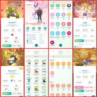 🍓2017 OG ACCT LVL 70 | RAYQUAZA HO-OH LUGIA  / 1227 TRADABLE / 340 LEGENDARY / 526 SHINY / 39 HUNDO 💯IV) 19M STARDUST  - Image 1