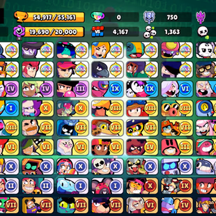 RARE PIN | 291 SKINS | 54.900 TROPHY | 98 BRAWLERS | 25 HYPERCHARGED | 32 MAXED BRAWLERS | 8 BUFFIES - Image 4