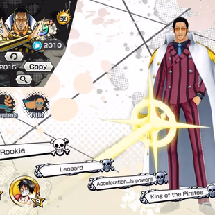 BR651-IOS+Android-Hyber 60+6 Ex(Gear 5 Full Boost+Kizaru Have 2 Skins+Lucci+Roger)+Color Medal+Support 165+Many BF Max - Image 1