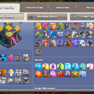 Th14 Max Walls-Defence 💥 2967 Gems 💥 Hero's 51-58-45-33-20 | Rename Available | Level 166 | Instant Delivery - Image 3