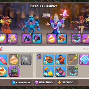 (RARE 2 SKIN MEDALS)TH17 MAX | NIC EPIC SEKILL 7 MAX | 17 SKIN HERO | 2024WS 5009 ATB | 527 MEDALS | DEFENSE MAX | BB10  - Image 7