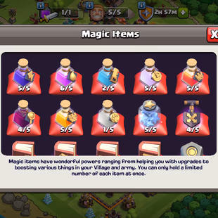 🔥TH10 MAXED[NOTHING LEFT TO UPGRADE]-7X EPIC EQUIPMENT-2X SCENERY-1X AQ SKIN-77 CWL MEDALS-FREE NC- LOTS OF MAGIC ITEMS - Image 5