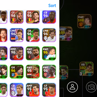 3221 Team I Son 102 Prime I George Best 109 I Messi 106 I Griezmann 105 I Brahim Dias 103 I Peter Schmeichel 107 I Carls - Image 4