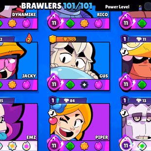 3v3 WINS | 91.5K TROPHY-390X SKINS | 101/101 BRAWLER | 41X MAX | 40X HYPER | HUGE OLD SKINS | 46 TOTAL PRESTIGE - Image 6