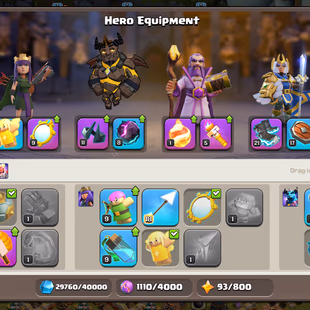 💫CLASH OF DRAGON SCENERY💫 [ LEGENDARY ] || S.BALL [21] - E.BOOT [21] || PREMIUM TH-16 || WALLS MAX ||  - Image 7
