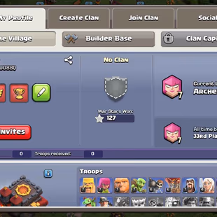 FULLY MAX TH-10 | [6EPIC-S.BALL-D.CROWN-F.ARROW] | HERO-40-40-20 | NC FREE | NOTHING LEFT FOR UPGRADE | KING-QUEEN SKIN - Image 4