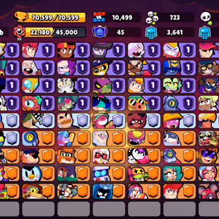 279 SKINS | 70.600 TROPHIES | 101 BRAWLERS | 20 HYPERCHARGE | 26 MAX | 45 PRESTIGE | 5 BUFFIES - Image 4