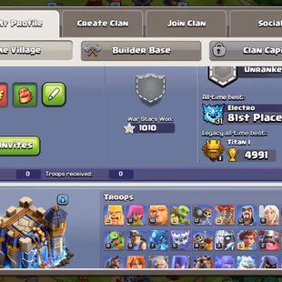 Th18 || High Quality Epic Equipment || Heroes 95-95-80-70-45 || 6 Builders || High Defense || Cheapest Account - Image 2