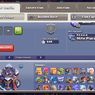 🔥Cosmic Scenery 🔥 || Th15 Maxed || High Epic Equipment || Heroes 90-90-70-65-40 || 6 Builders || Nc Available - Image 2