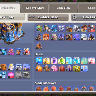 🔥Xp-219🔥 || Th18 High Defense || Good Epic Equipment || Heroes 83-90-51-65-35 || 6 Builders || Cheapest Account - Image 3