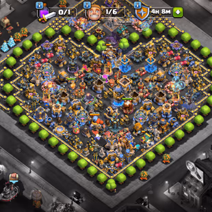 💝-HEART FULL BASE DECORATED-💝 TH18 MAX TYPE!! GG/MX SB/MX FA/MX MM/MAX HT/MX FB/MX RS/MX EB/MX! DARK DAYS SCENERY SKIN - Image 1