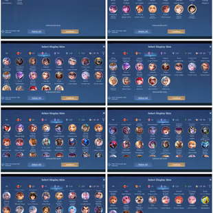 [IOS/ANDROID] CEL LVL 129 | 131 HEROES | 452 SKINS | MEGA 4 | HIGH WR | 2 LEGEND - JJK NOBARA MEGUMI - KOF CHOU GUSION  - Image 3