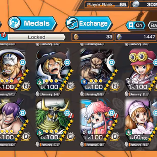 BR654-IOS+Android-Hyber 61+11 Ex Max(Gear 5+Kid Law Skin+Sabo+Kuzan+Roger+Akainu+Kaido+Zoro)+Vip Medal+Sup 163+Many BF - Image 5