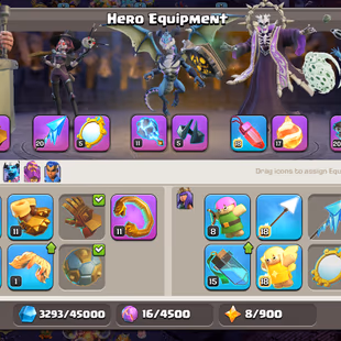 TH 16 NEAR MAX |🌟HEROES 83-85-60-63-36 |🌟RARE COSMIC SET |WASTELAND SCENERY| ALL EPIC EQUIP |MANY RARE SKINS - Image 5