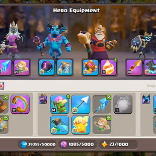 🔥Xp-238🔥 || Th18 || High Quality Epic Equipment || Heroes 95-97-73-71-48 || 6 Builders || Nc 1k Gems || Cheapest - Image 4