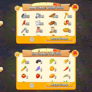 🔥CRAZY DEAL LEVEL 102🔥 BARN 10000:10000 | SILO 708:3050 | 15 MILLION COINS | 994 DIAMOND | CHECK PHOTOS | INSTANT  - Image 1