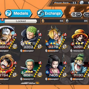 [3579][ IOS ONLY ] 2 EX - Luffy Light + Akainu , 835 GEMS IOS , Good Medal , Solo Fresh - Image 1