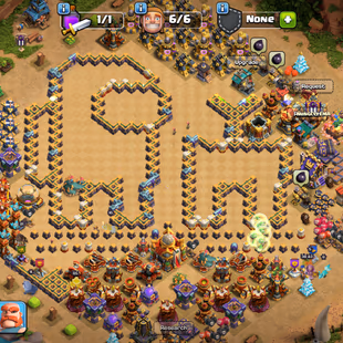 🚀SUPER TH16🚀EPIC EQUIPMENTS | PRIMAL SCENERY | 4 HEROS SKINS | NC AT 500GEMS | 271 CWL MEDALS | INSTANT | - Image 1