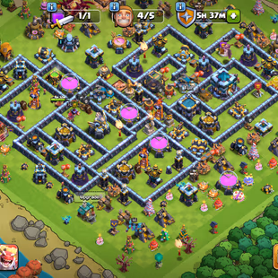 TH13 FULLY MAXED || CWL MEDALS 2218 || RAID MEDALS 1500 || STACKED MAGIC ITEMS || NAME CHANGE 500 || INSTANT DELIVERY  - Image 1