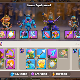 [F1] RAREST TH-18 MAX | 6X HEROES MAXED | 9378 GEMS | 10x EPIC EQUIPMENT MAXED | 2X LVL 23 | NC AVAIL | DISCOUNT SHOP - Image 6