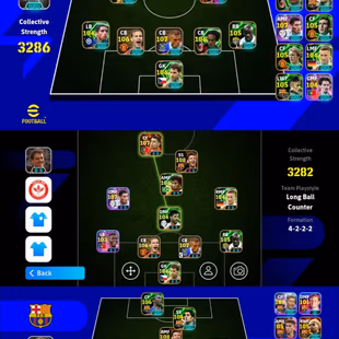 3286+Strength|CR7-107 & Suarez-106(Bullet Header)|messi-108 & Lamine Yamal105(BlitzCurler)|Big Time NSM packed|Barcelona - Image 1