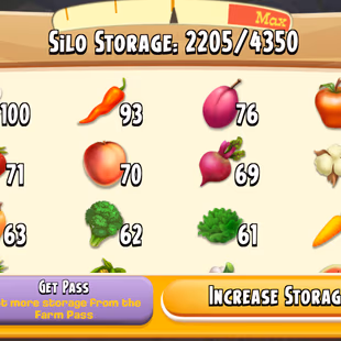 180 Level | Barn Storage 4400 | Silo Storage 4350 | 2.5M Coin | 230 Gems | Android & Ios - Image 4