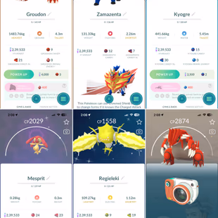 ZAMZENTA GROUDON KYGORE 💎 50 LEGENDARY 🔥 LEVEL 40 [] 4 SHINY [] RENAME AVAILABLE [] INSTANT AVAILABLE [] CHEAP - Image 8