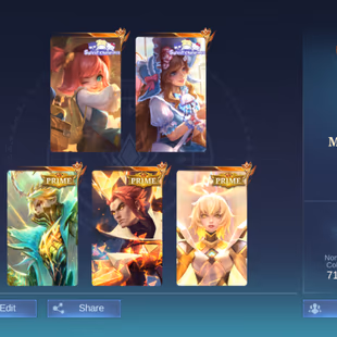 PREMIUM MEGA IV ACCOUNT || 2 LEGEND || 22 GRAND || 16 EXQUISITE || SKINS 396 - Image 5