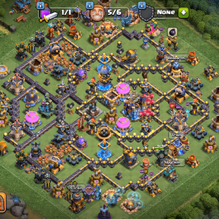 CHAMPIONS SET | TH18 MAX BASE | SB-MX!FA-MX!MM-MX!FB-MX!RS-MX!EB-MX | HERO-100-100-67-80-55 | 252-XP | HUGE SKINS | BEST - Image 1